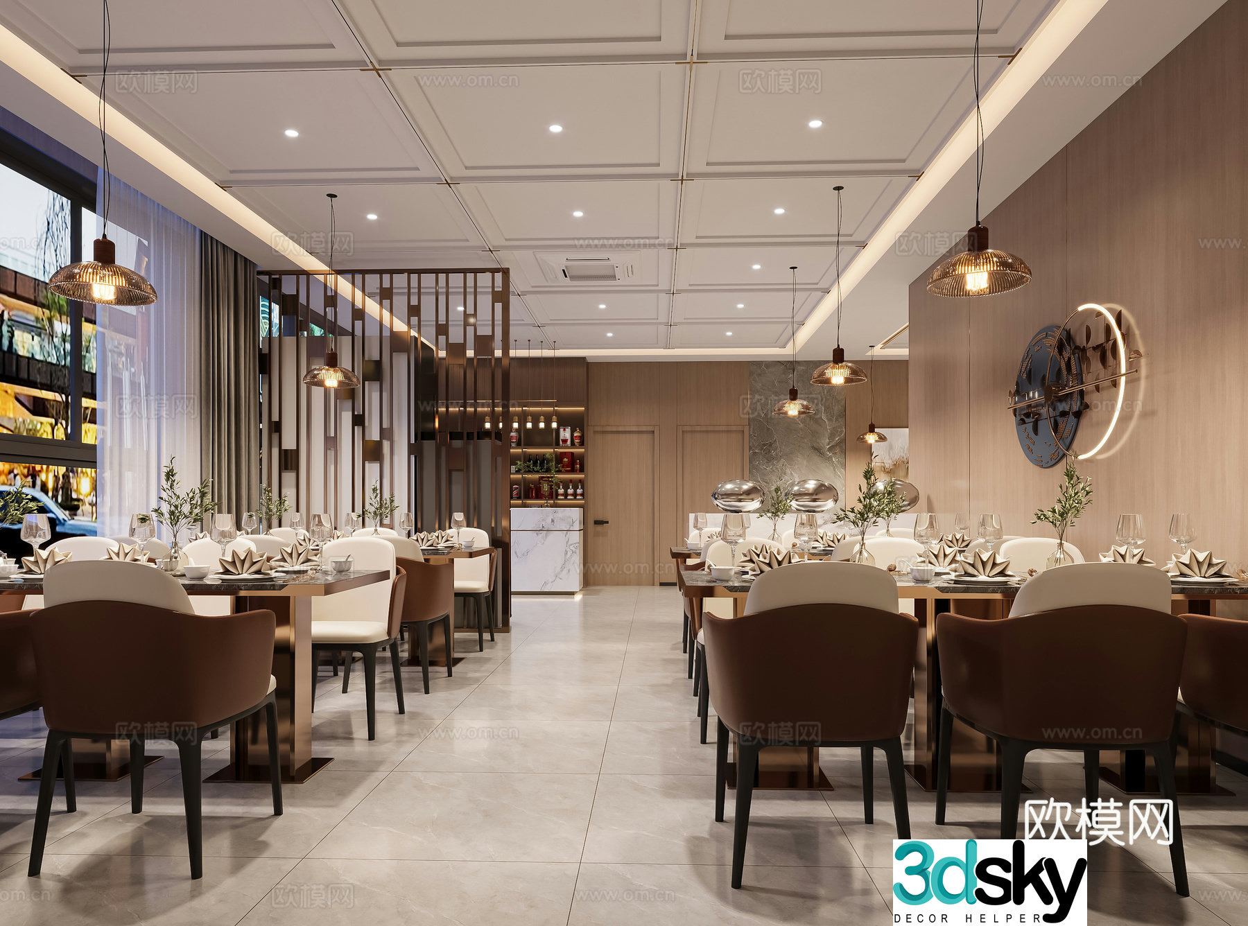 Restaurant 3d model