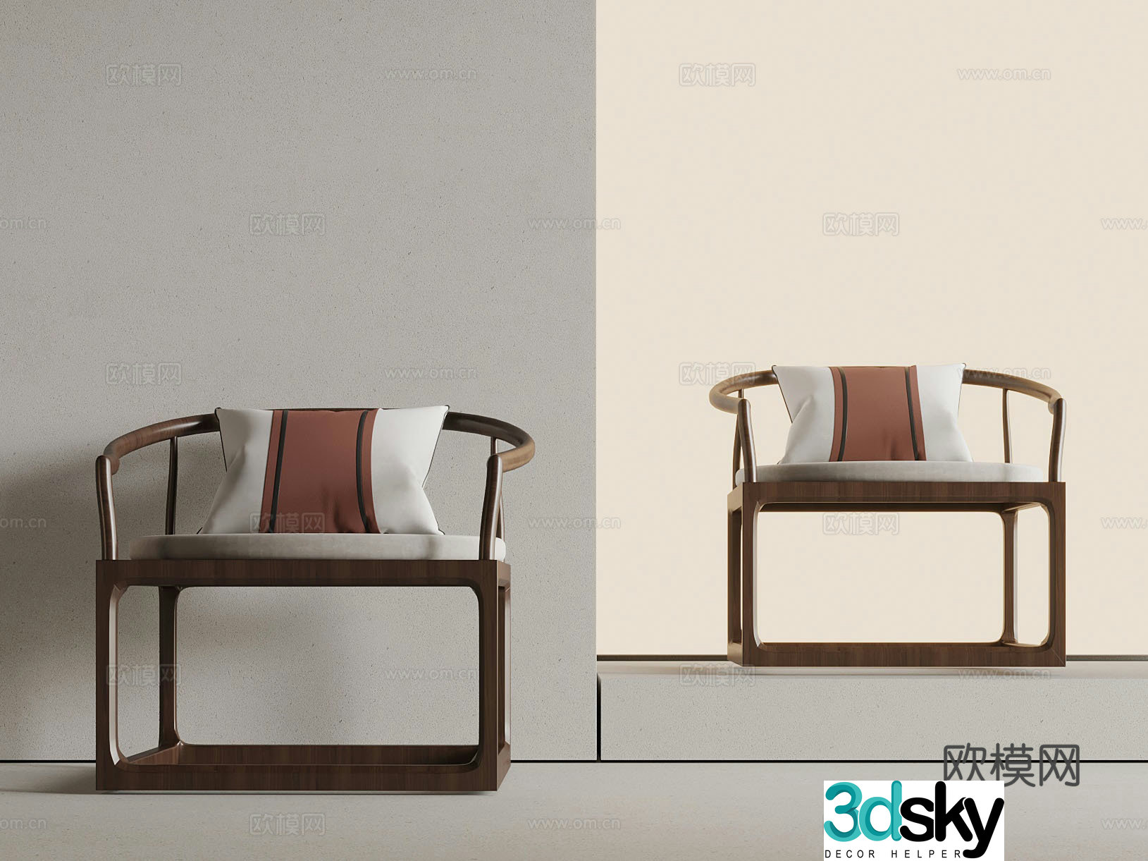 New Chinese chair 3d model