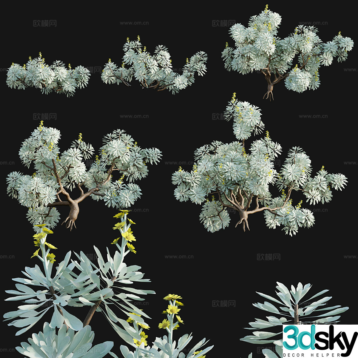 Landscape tree 3d model