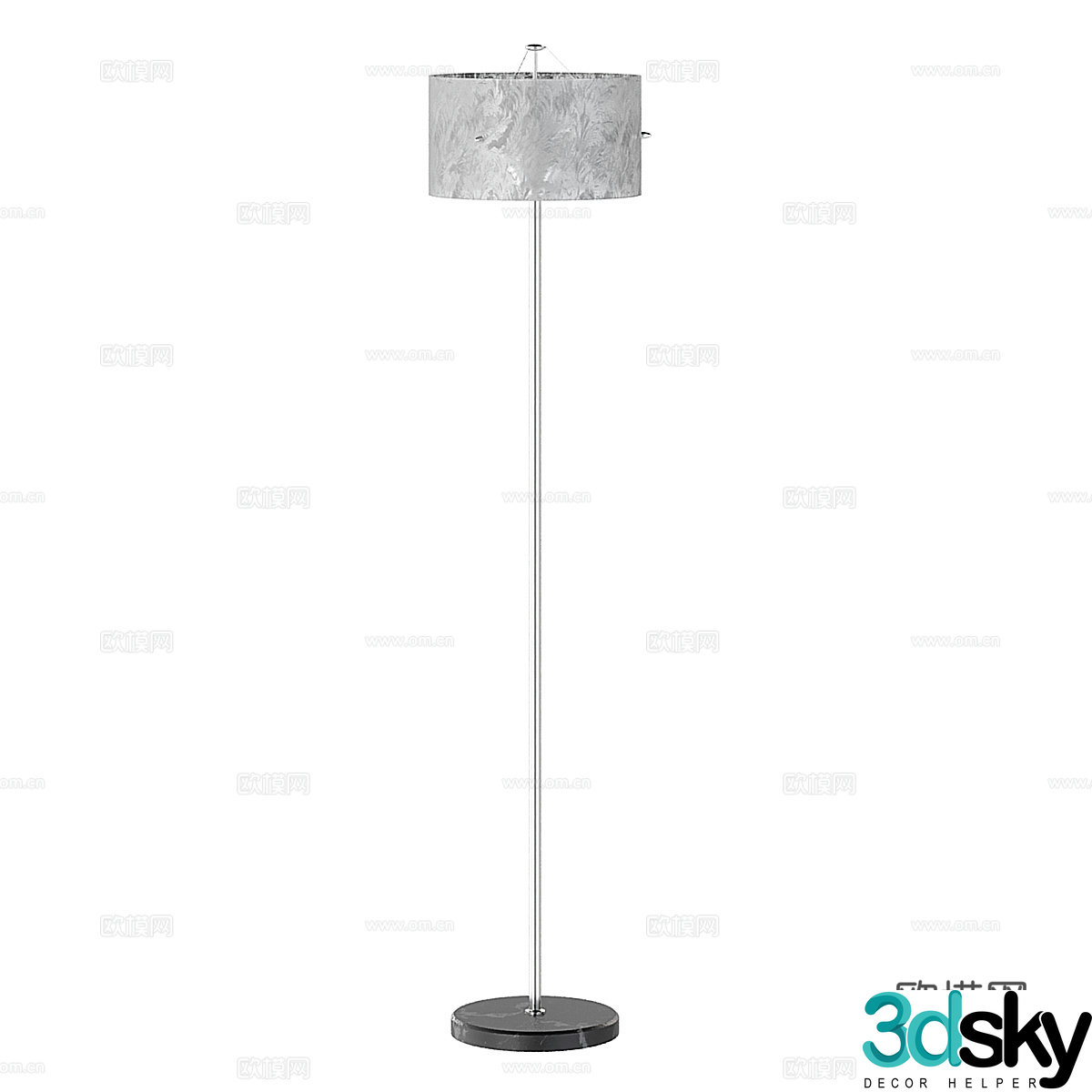 Modern simple floor lamp Floor lamp Simple floor lamp Study room floor lamp 3D model