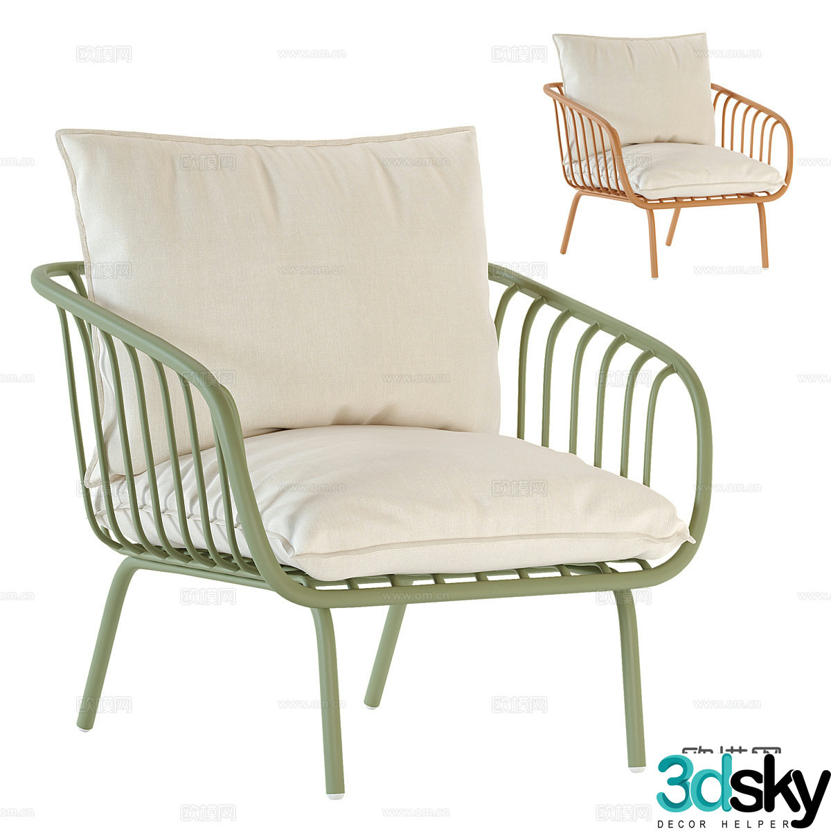 Armchair 3d model