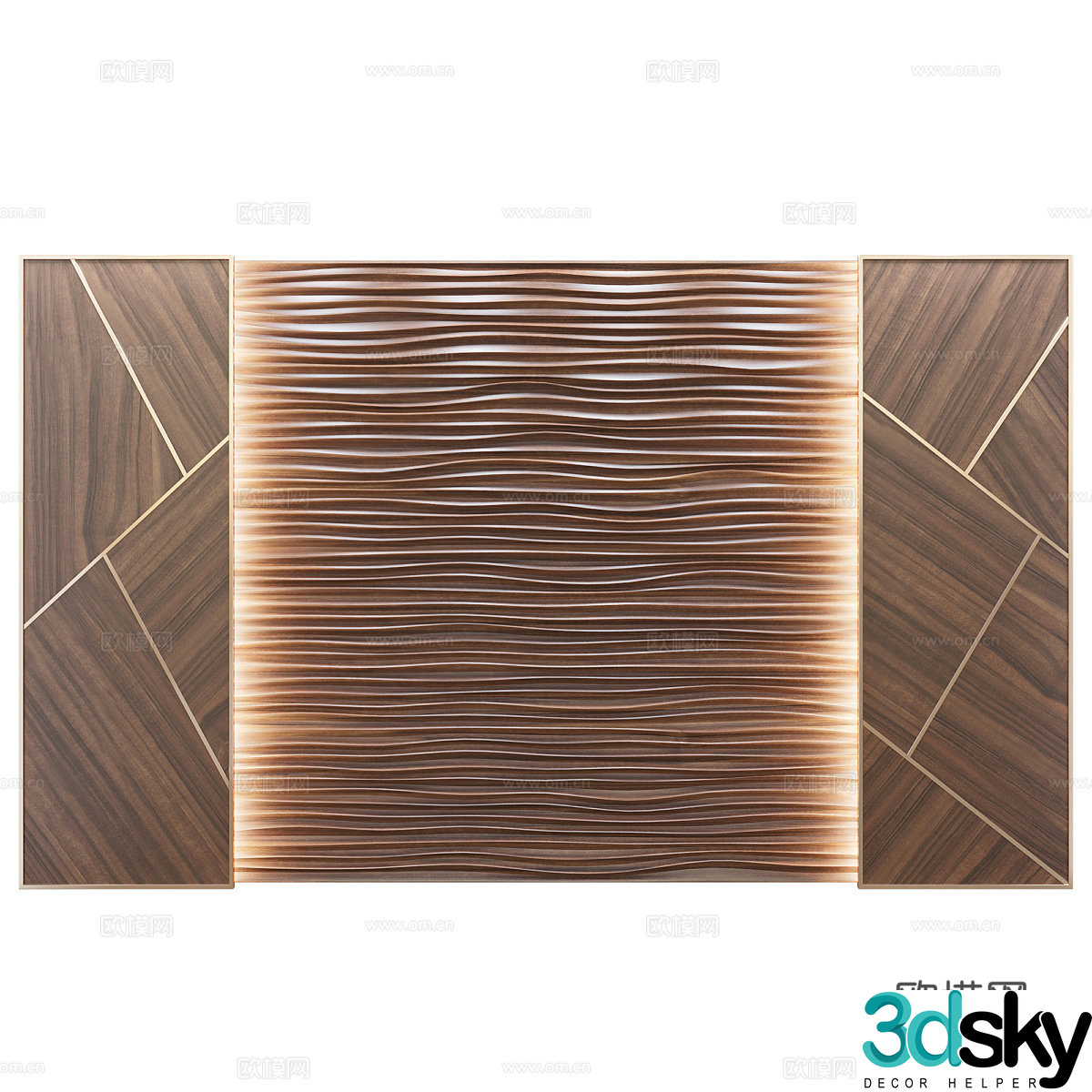 Background wall 3d model