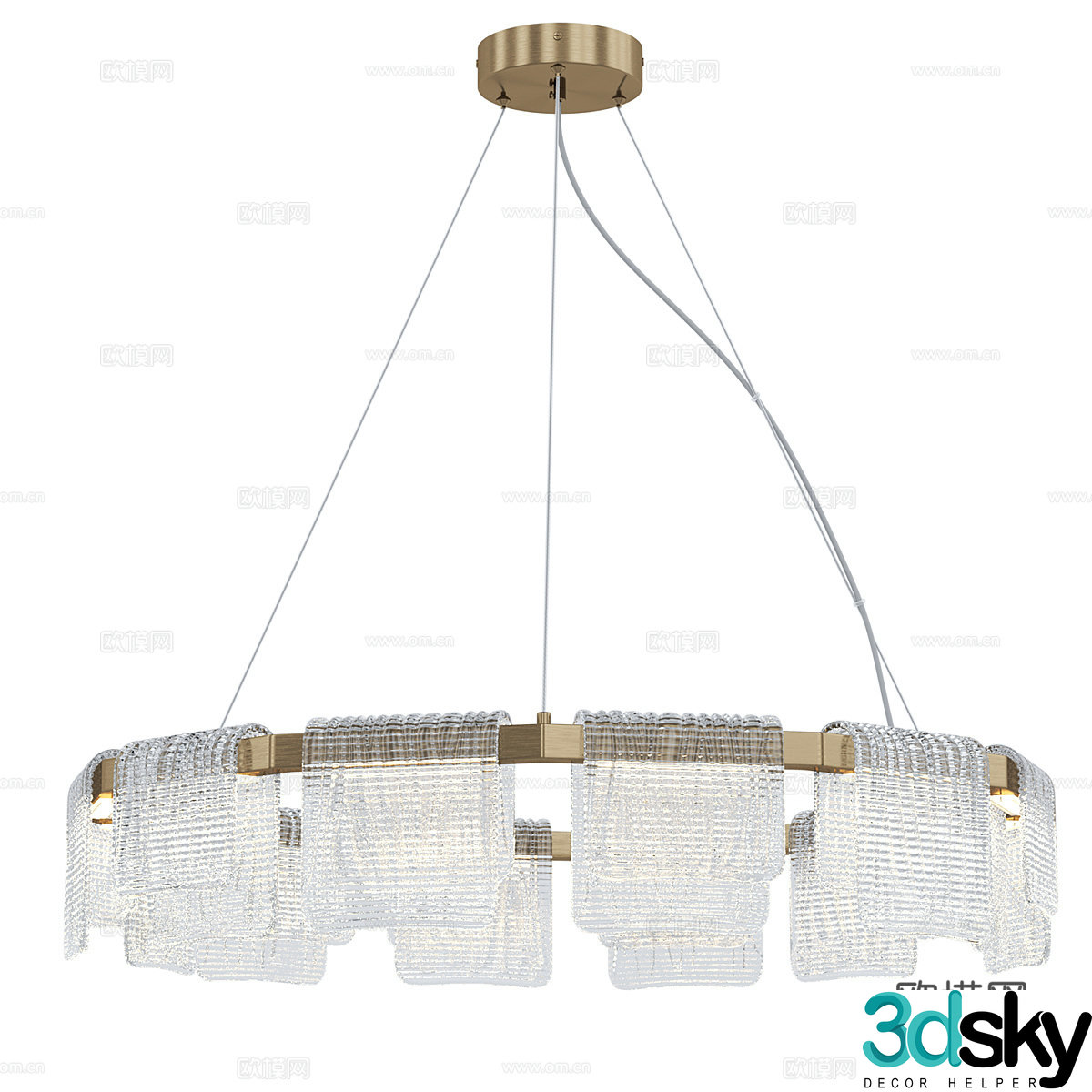Modern simple chandeliers chandeliers simple chandeliers dining chandeliers living room chandeliers lamps 3D model