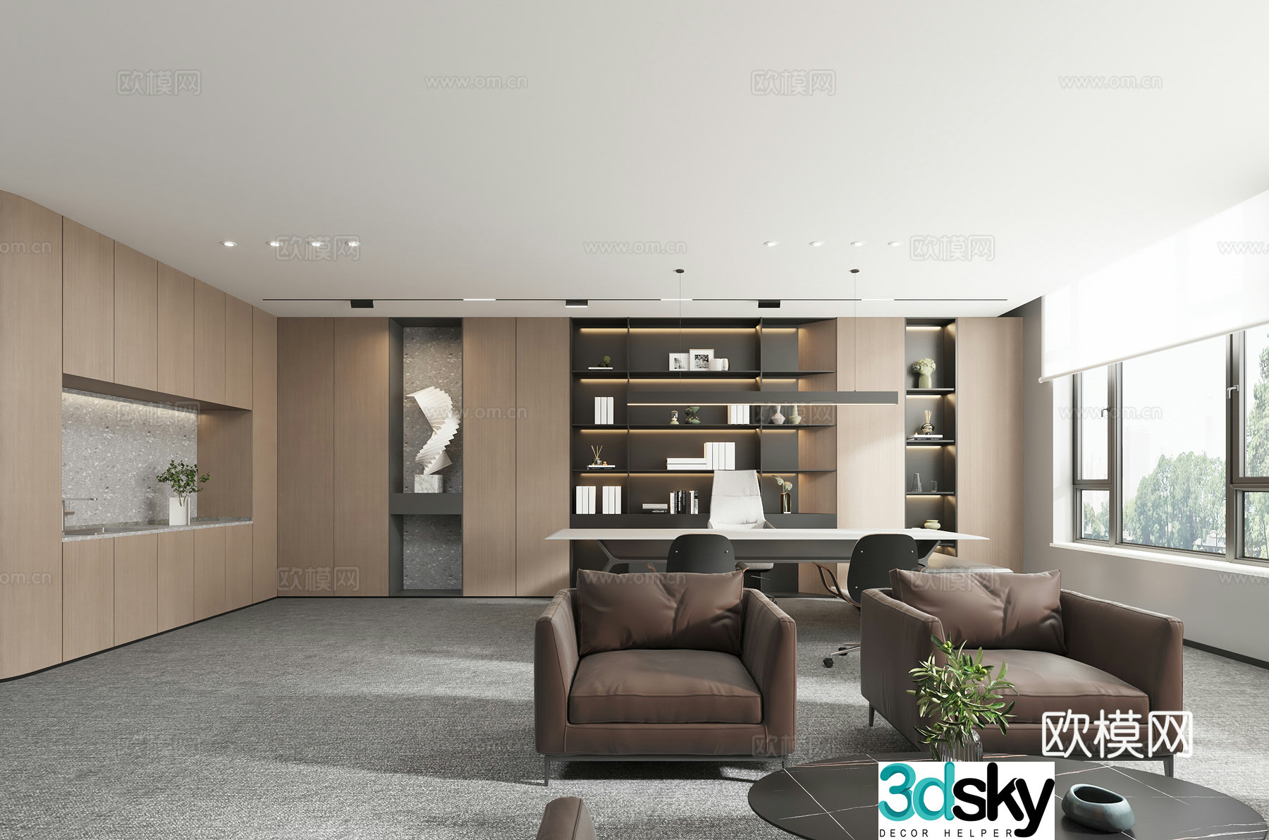 Chairman’s Office 3D Model
