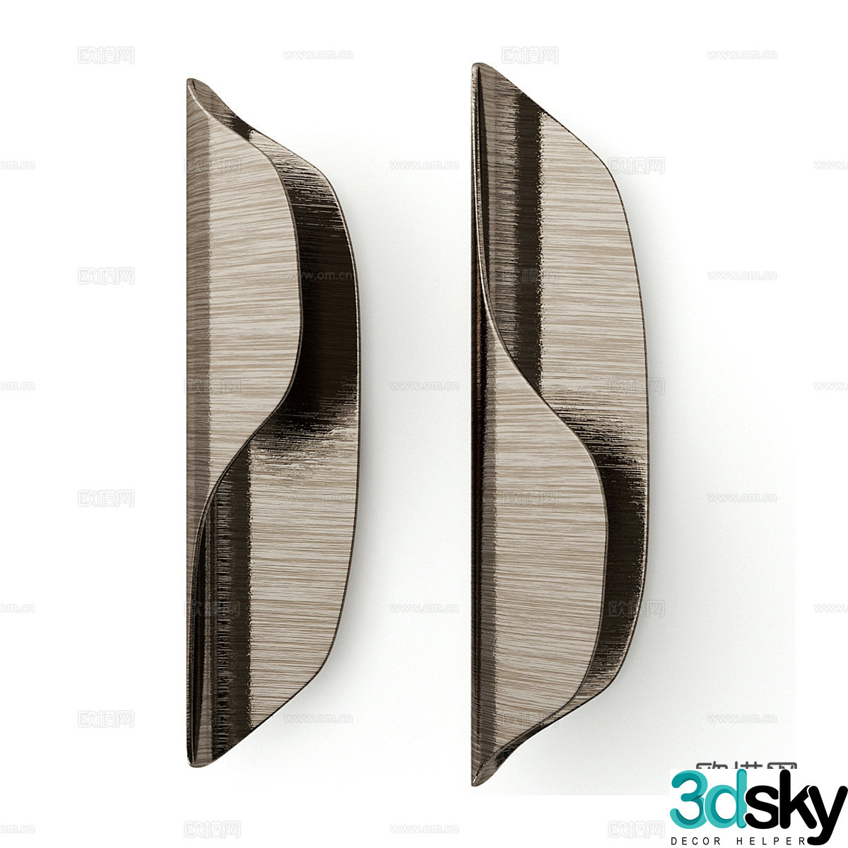 New Chinese light luxury SEGNO wall light 3D model