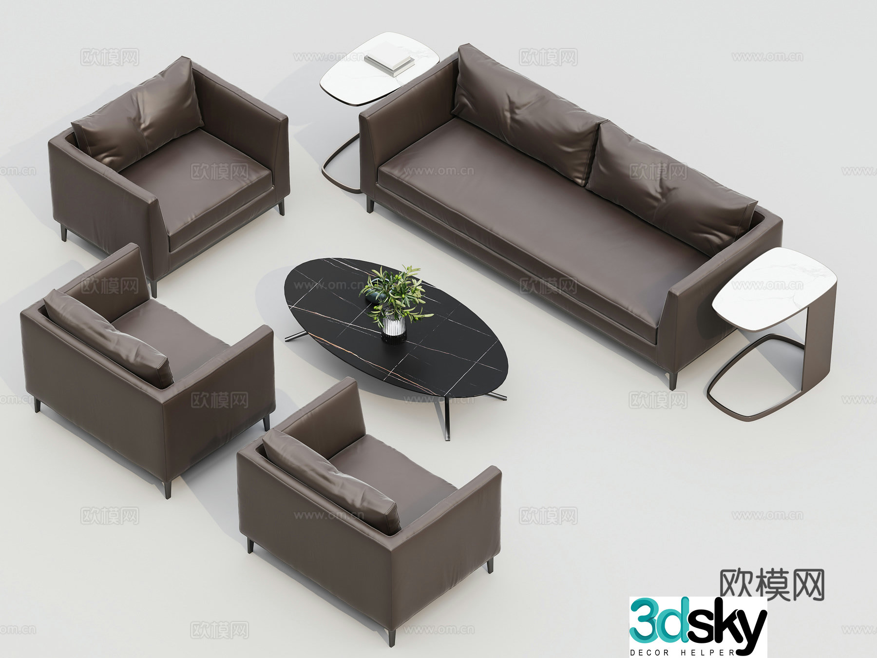 Office sofa 3d model