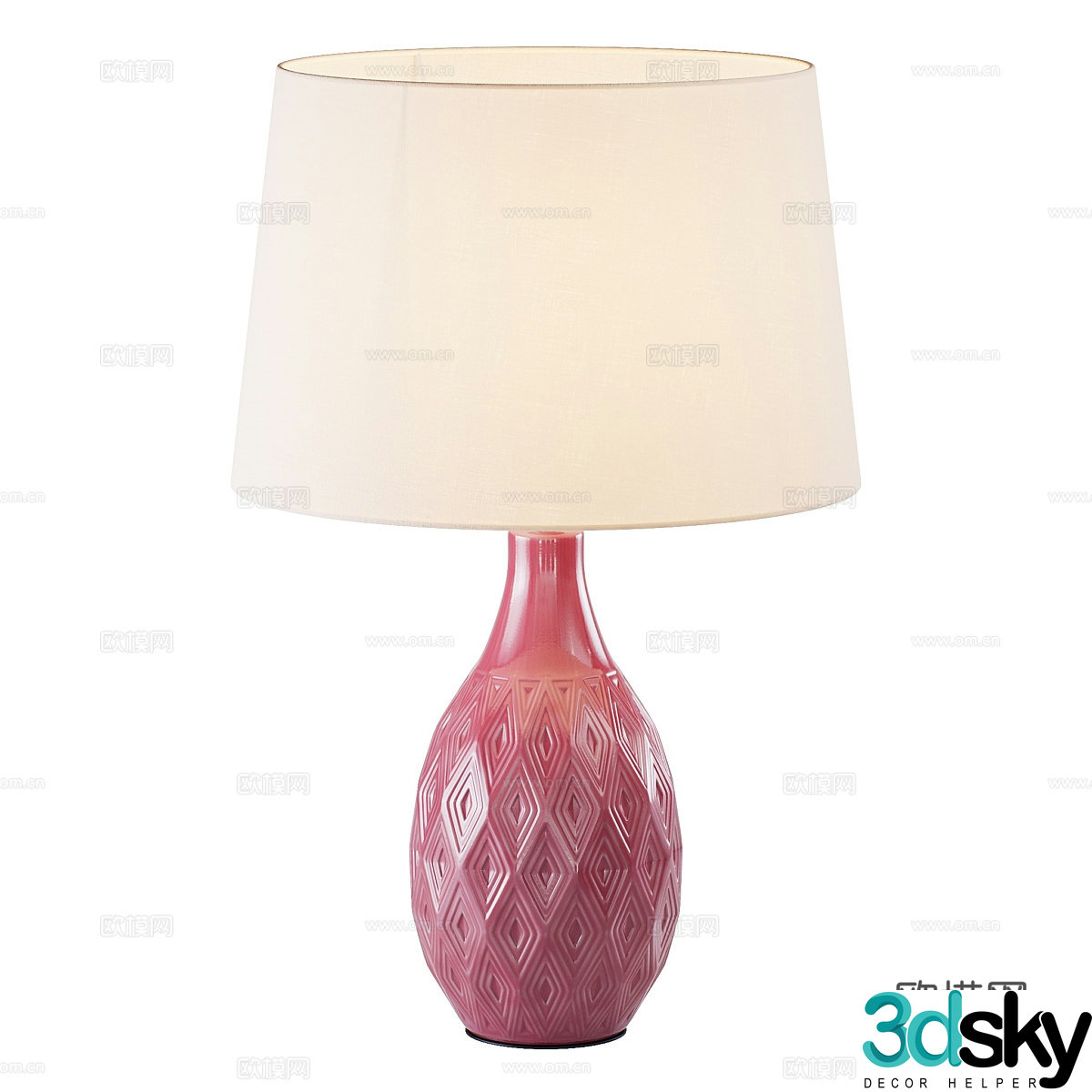 Modern simple desk lamp Table lamp Simple desk lamp Study desk lamp Lamp 3D model