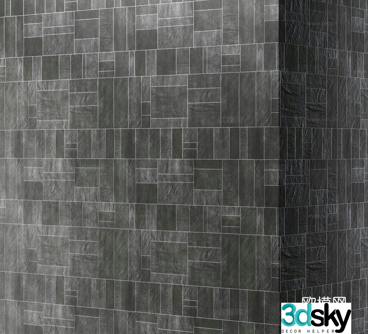 Modern stone tiles ceramic tiles wall tiles floor tiles stone slab retro tiles parquet tiles 3d model