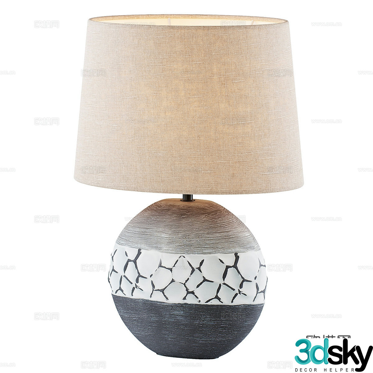 Modern simple desk lamp Table lamp Simple desk lamp Study desk lamp Lamp 3D model