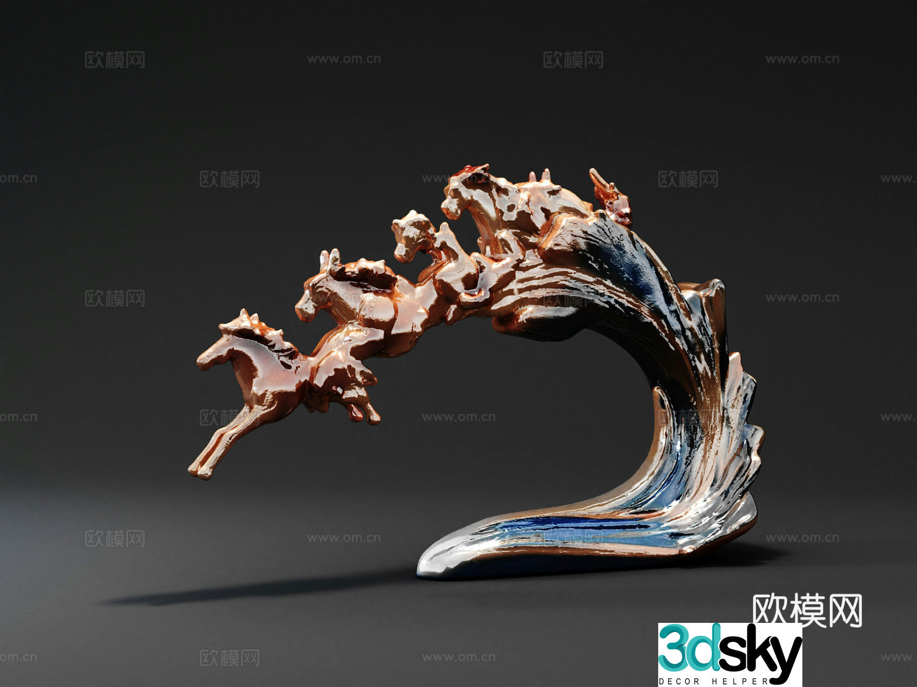 Sculpture ornaments 3D model