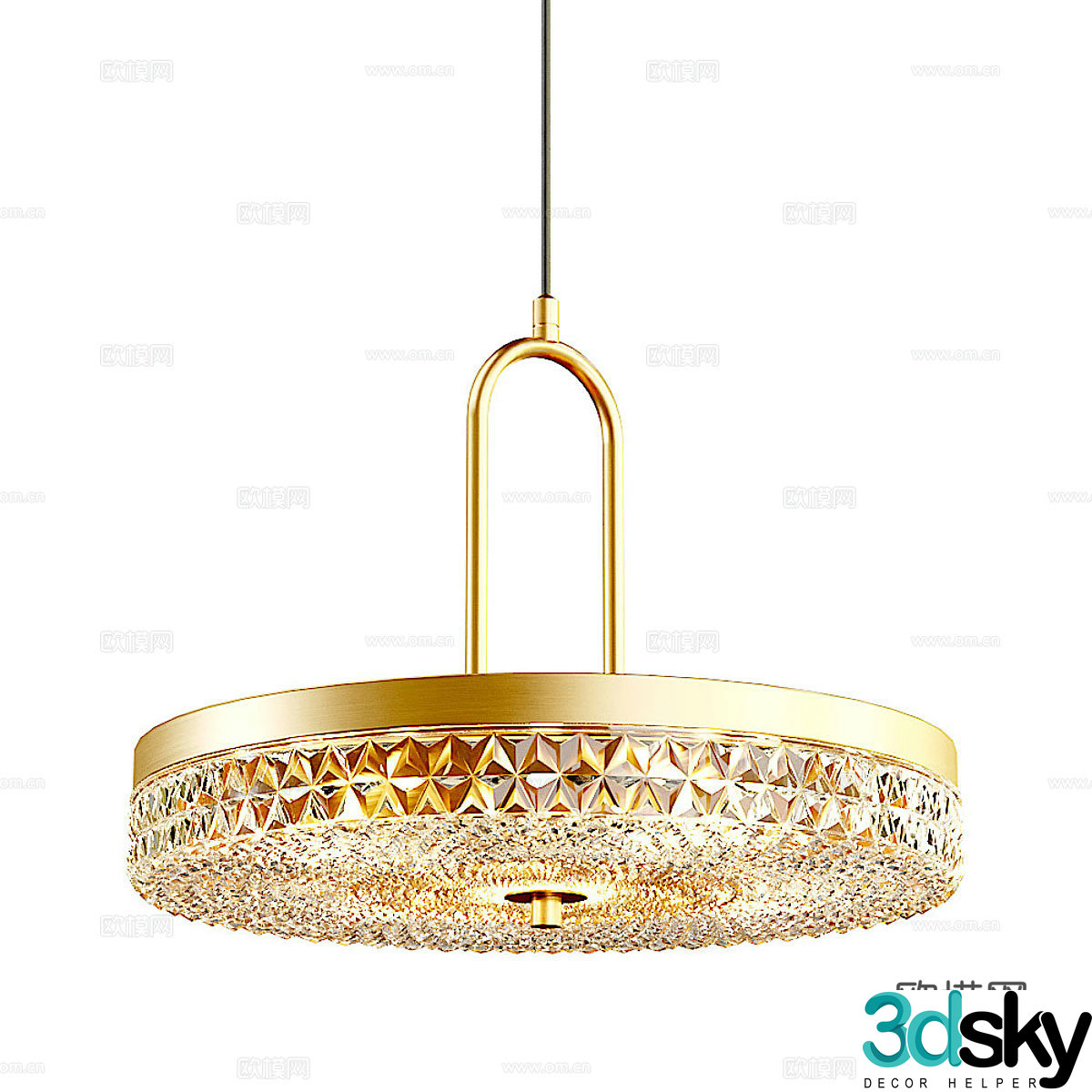 New Chinese light luxury Lampatron Joanna chandelier 3d model