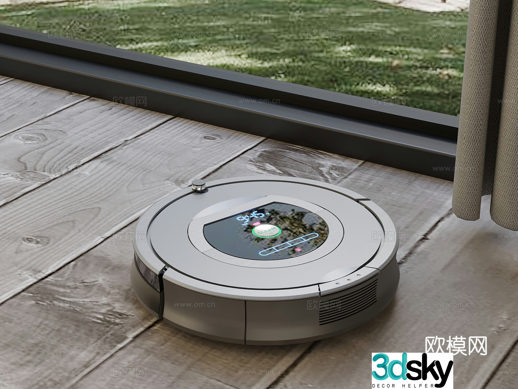 3D model of sweeping robot
