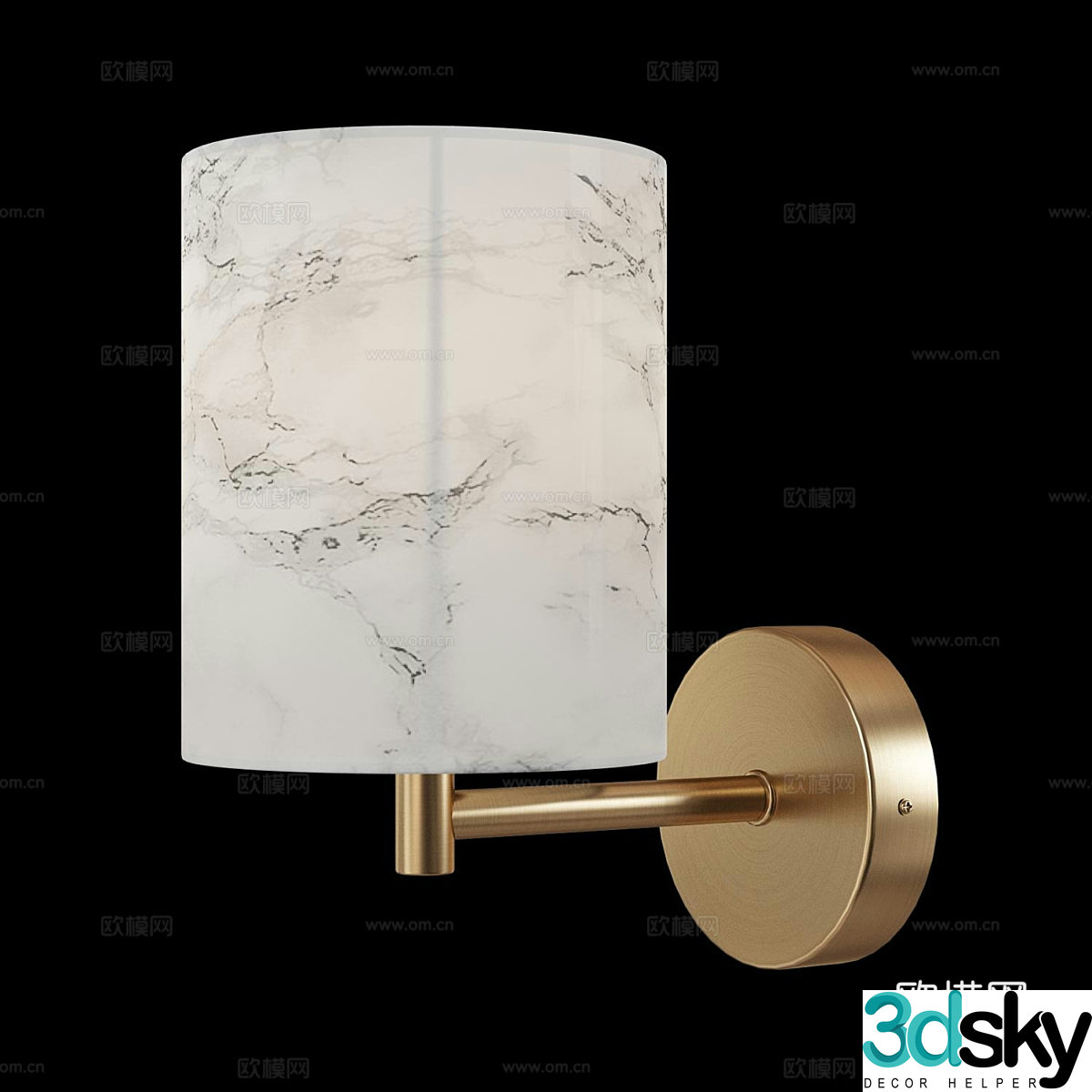 Modern simple and light luxury wall lamp Wall lamp Simple and light luxury wall lamp Living room wall lamp Decorative wall lamp 3D model