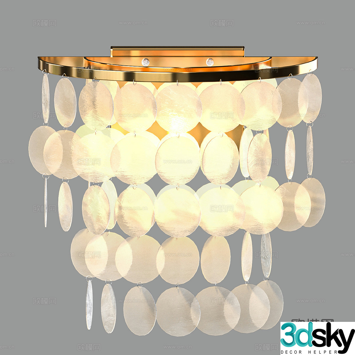 Modern simple and luxurious wall lamp wall lamp simple wall lamp decorative wall lamp living room wall lamp lamp 3d model