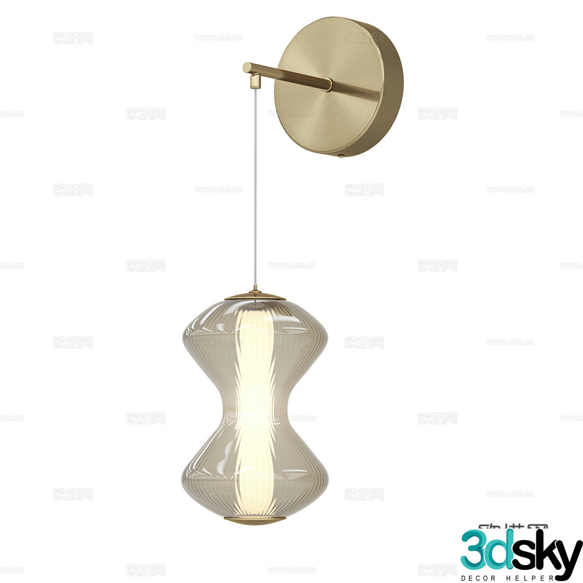 Modern simple and light luxury wall lamp Wall lamp Simple and light luxury wall lamp Decorative wall lamp Spherical wall lamp 3D model