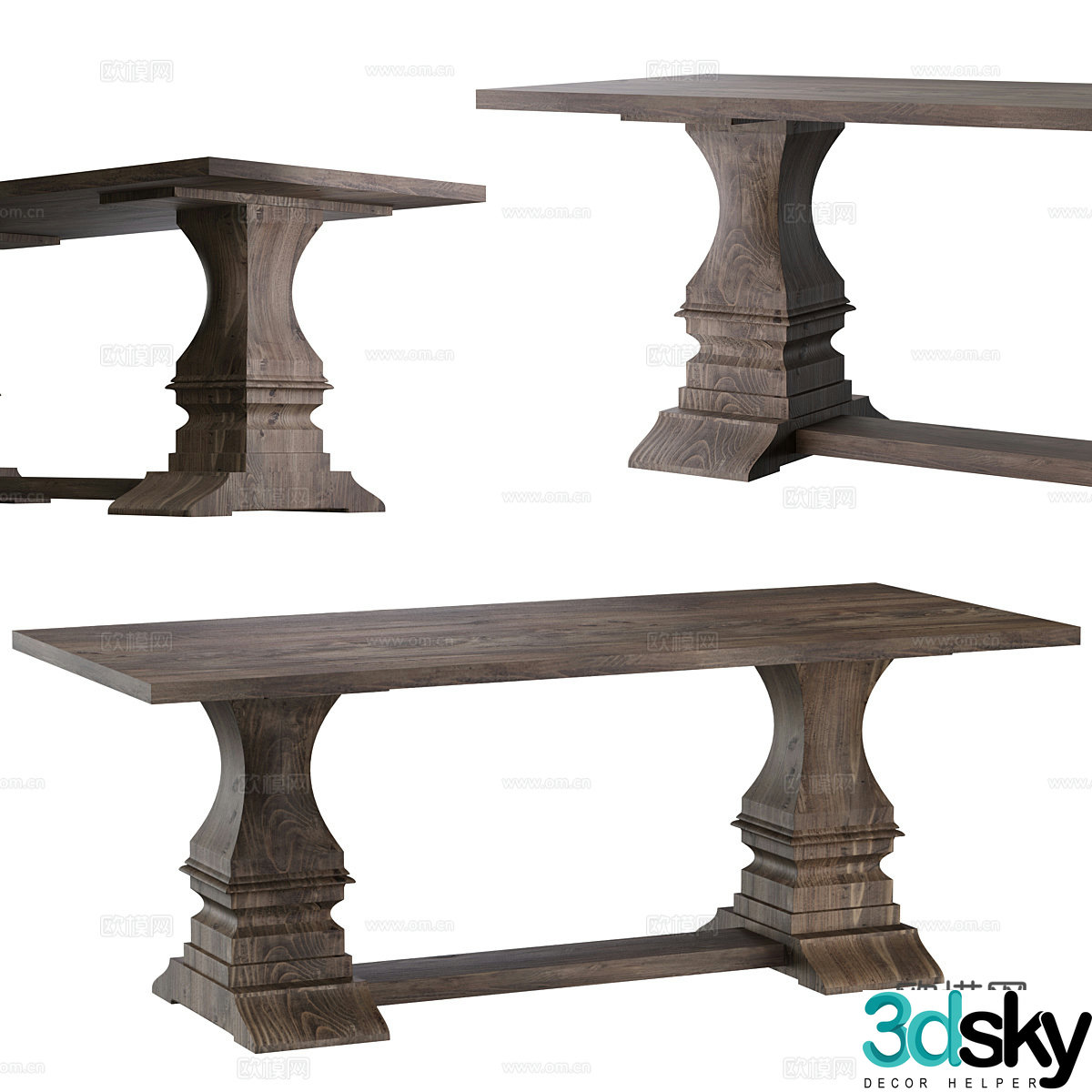 Desk 3d model