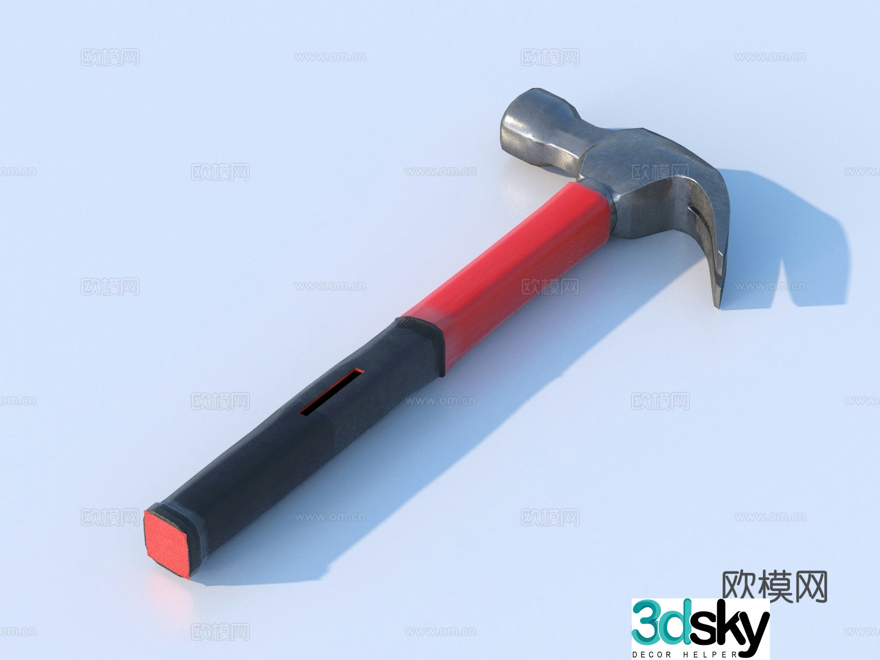 Hammer Hammer Claw Hammer Hardware Tools 3D Model