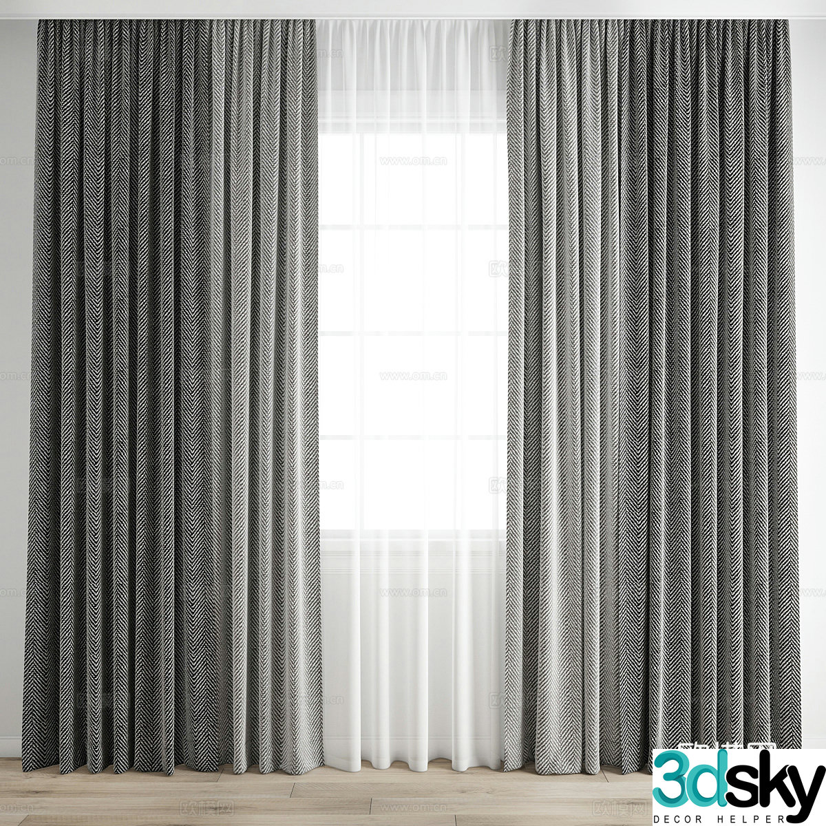 Curtain 3d model