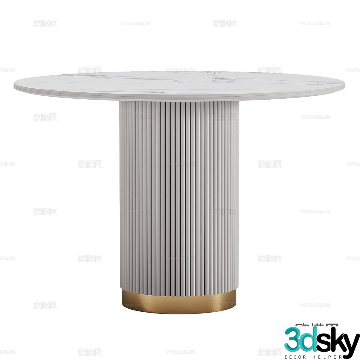 Casual table 3d model