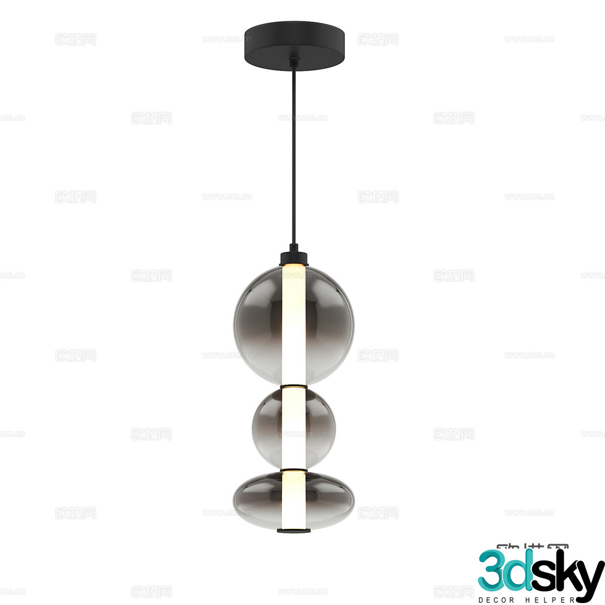 Modern simple chandelier chandelier simple chandelier living room chandelier dining chandelier lamp 3d model