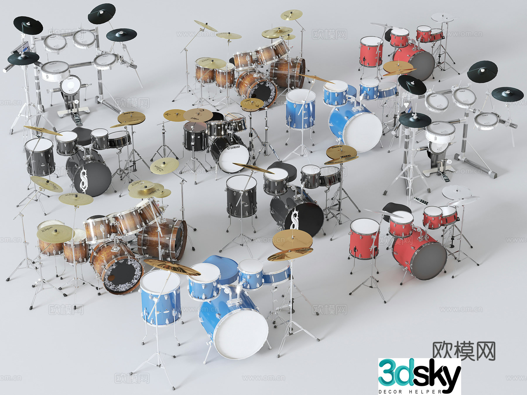 Drum 3D model