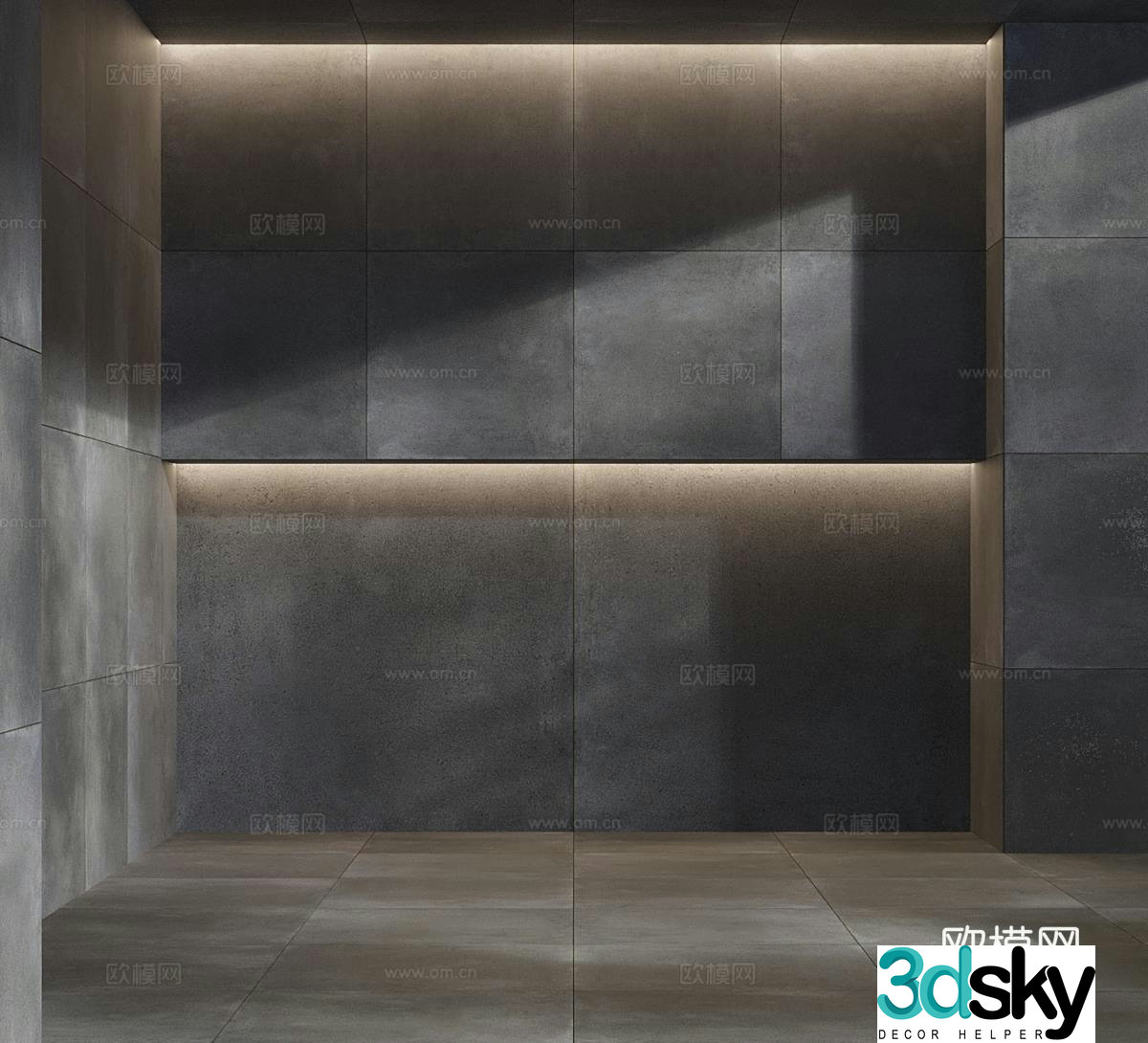 Modern retro ceramic tiles Handmade bricks Black bricks Painted tiles Lyme stone Cement bricks Old bricks 3d model