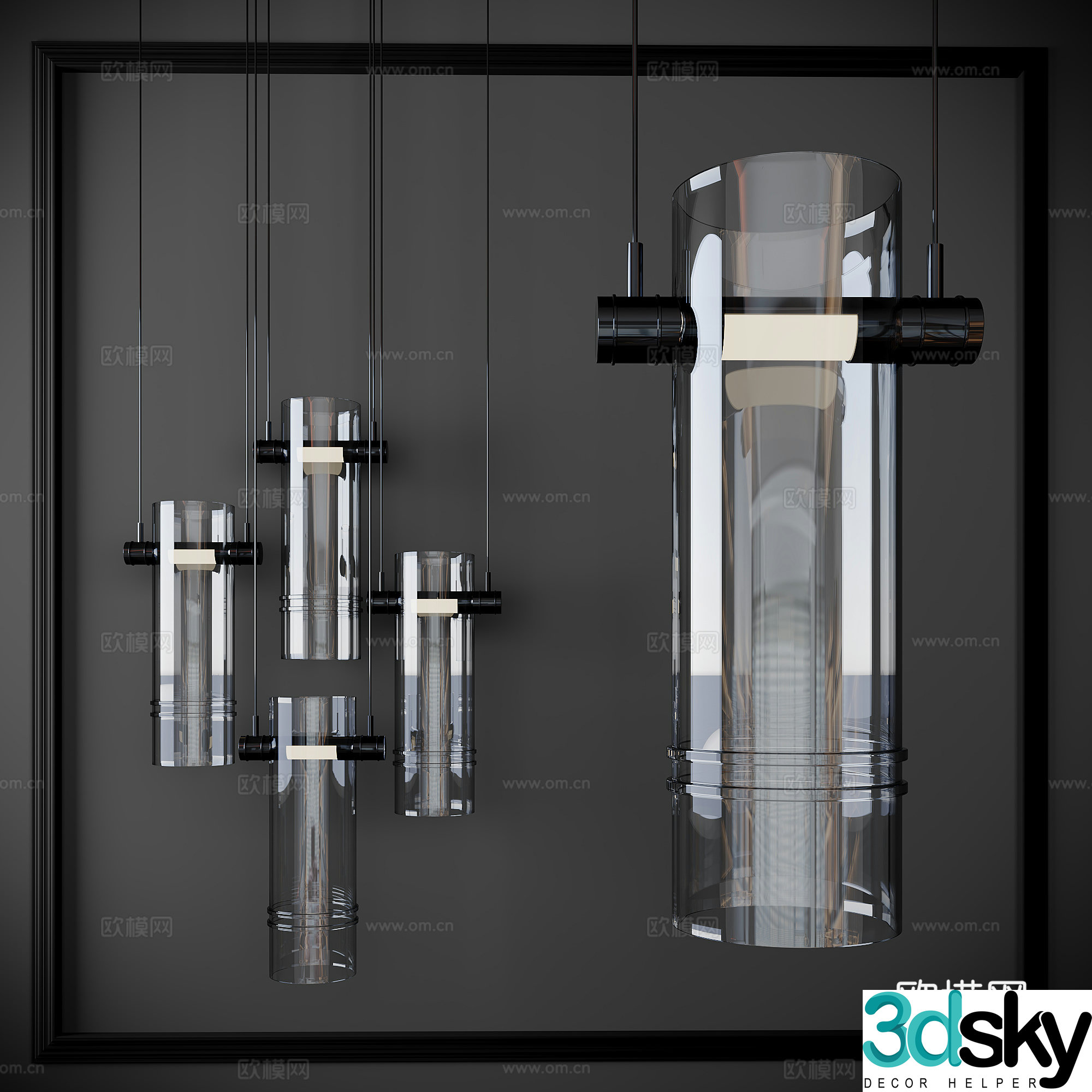 Chandelier Restaurant Chandelier Art Chandelier Modern Chandelier 3D Model