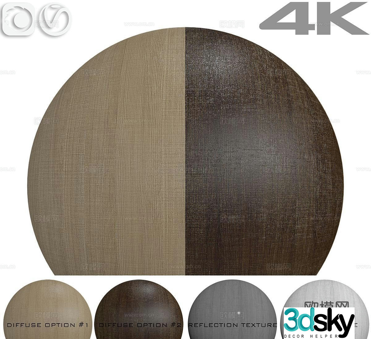 Foreign 4K seamless wood grain material wood board wood 3d model