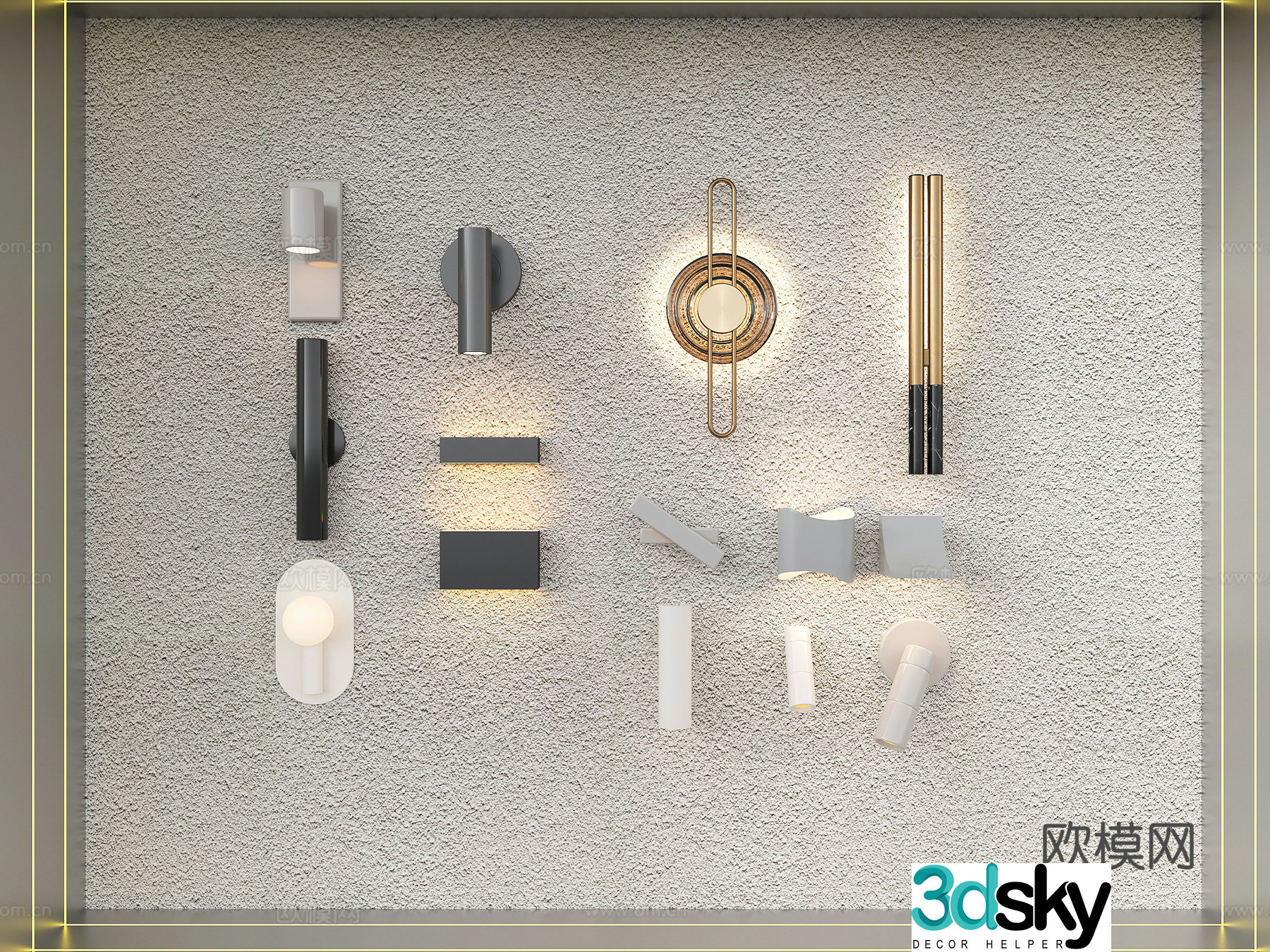 Modern wall lamp Bedside wall lamp Reading wall lamp Bedside wall lamp Outdoor wall lamp 3D model