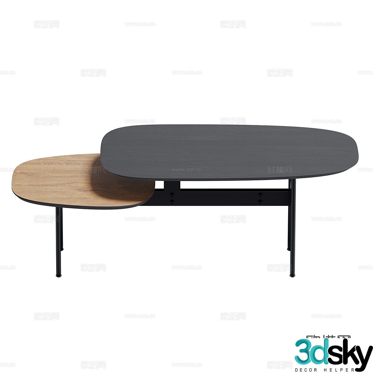 Nordic simple coffee table coffee table simple coffee table living room coffee table 3D model