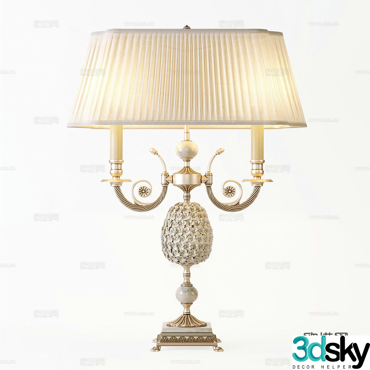 Table lamp 3d model