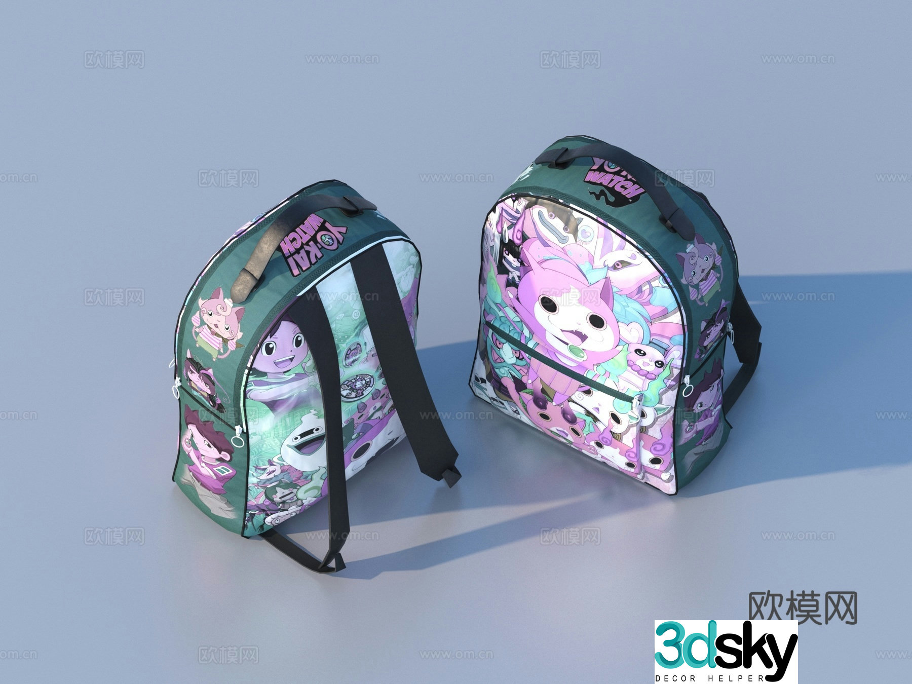 Backpack Backpack Luggage Bag Travel Bag Backpack 3D Model