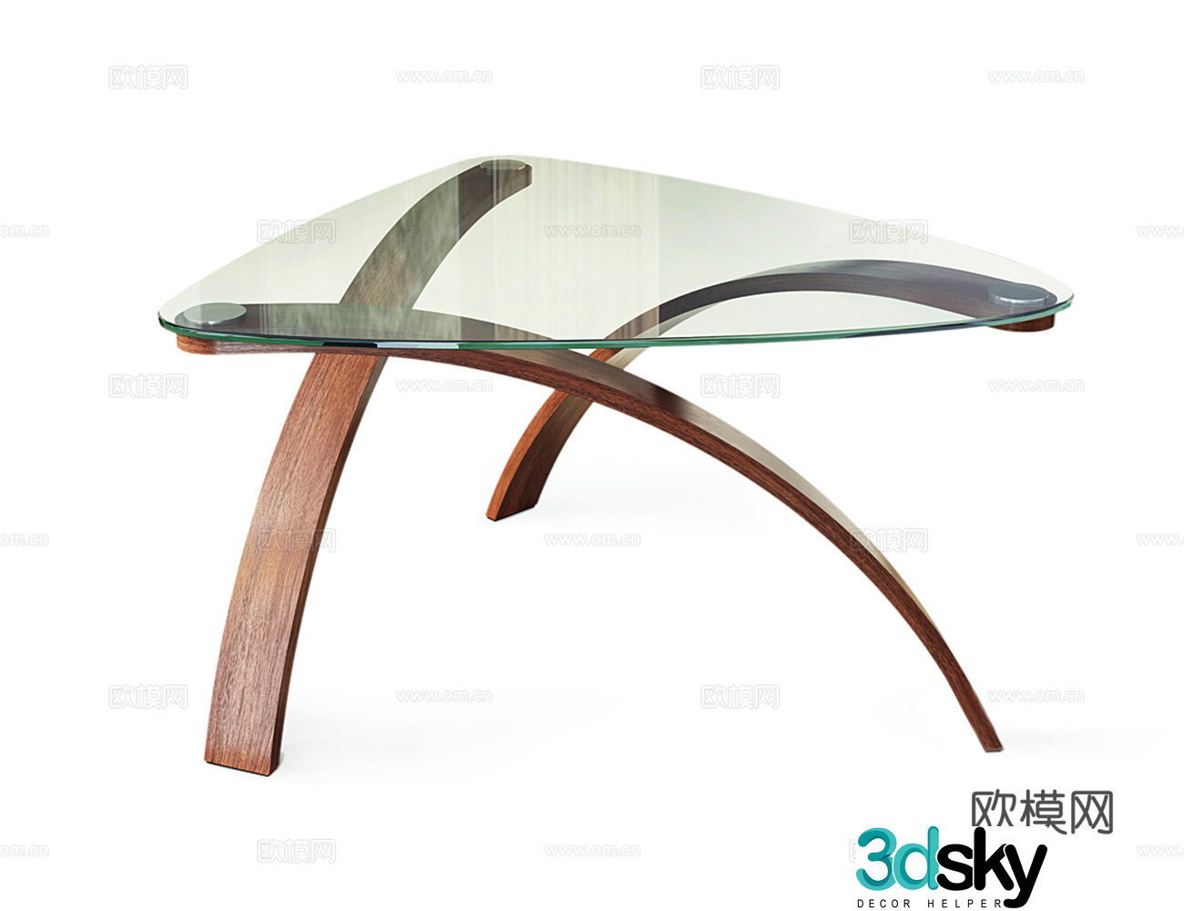 Retro medieval coffee table 3d model