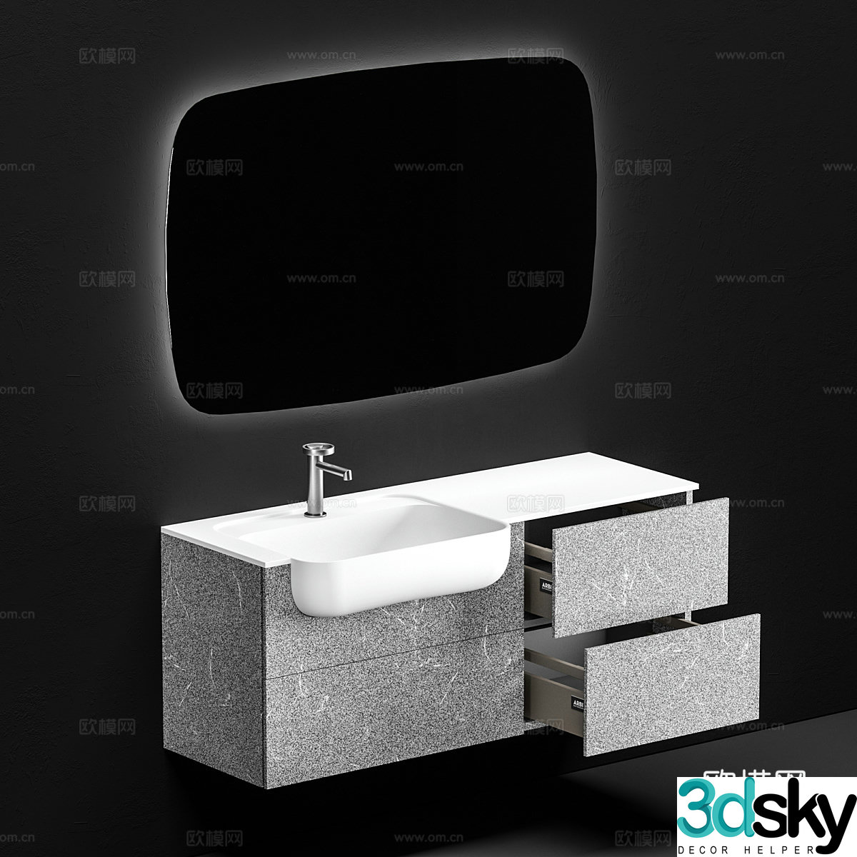 3d model of handbasin