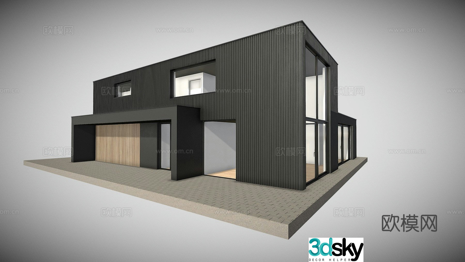 Modern house 3d model