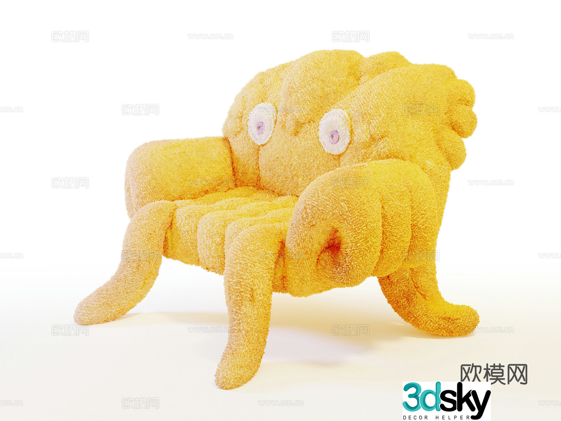 Octopus sofa 3d model