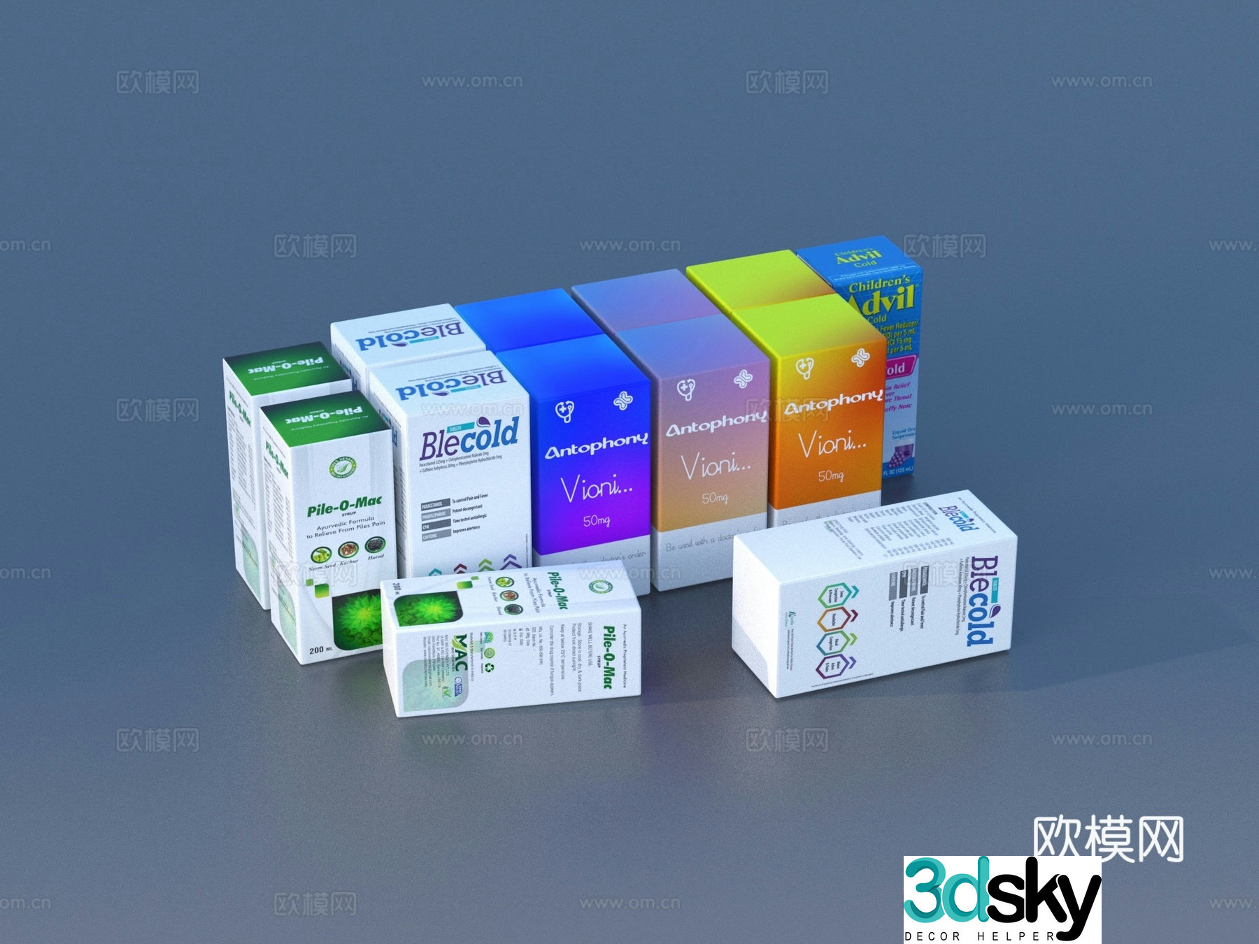 Medicine Medicine Box Medicine Medicine Potion Medical Supplies 3D Model