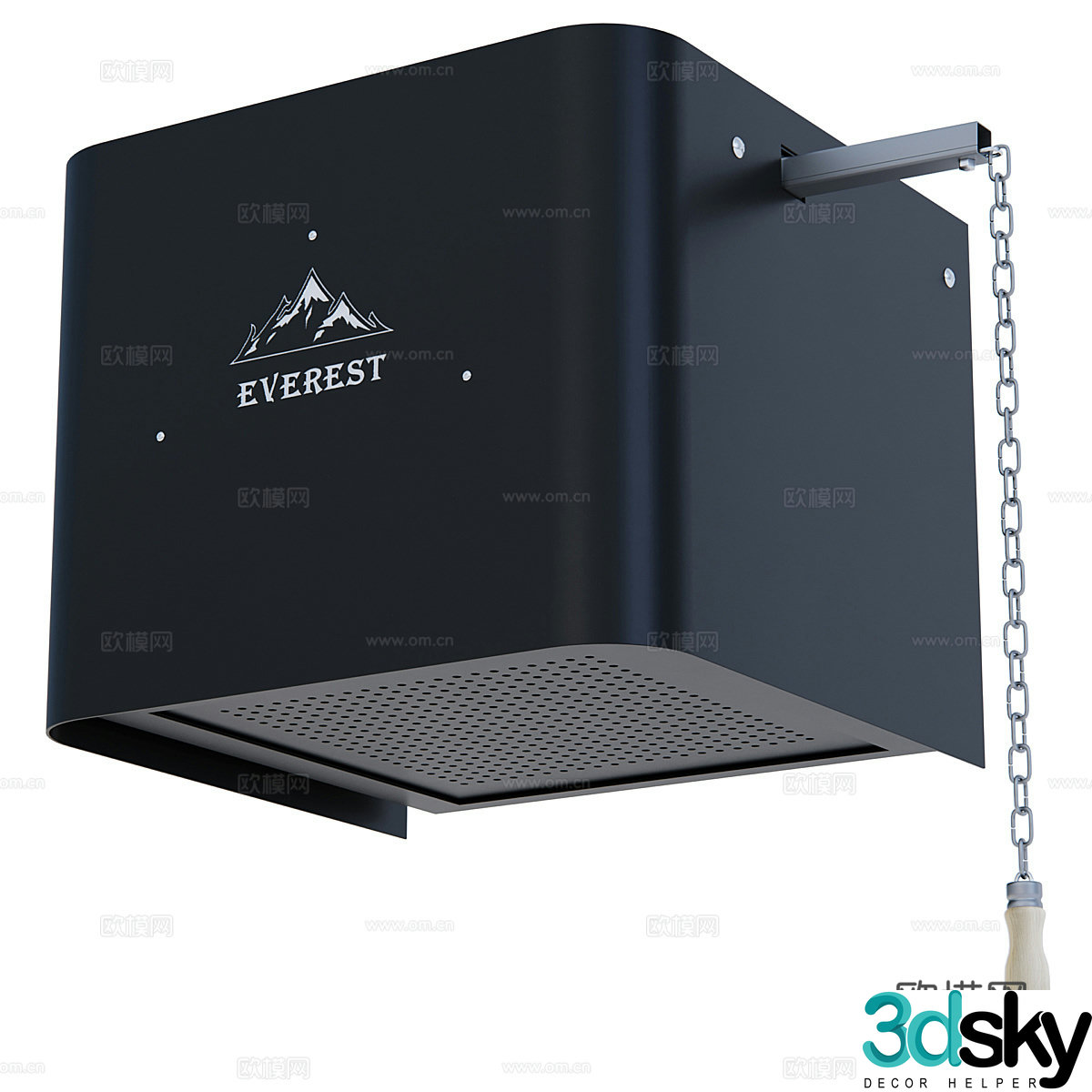 Shower device 3D model