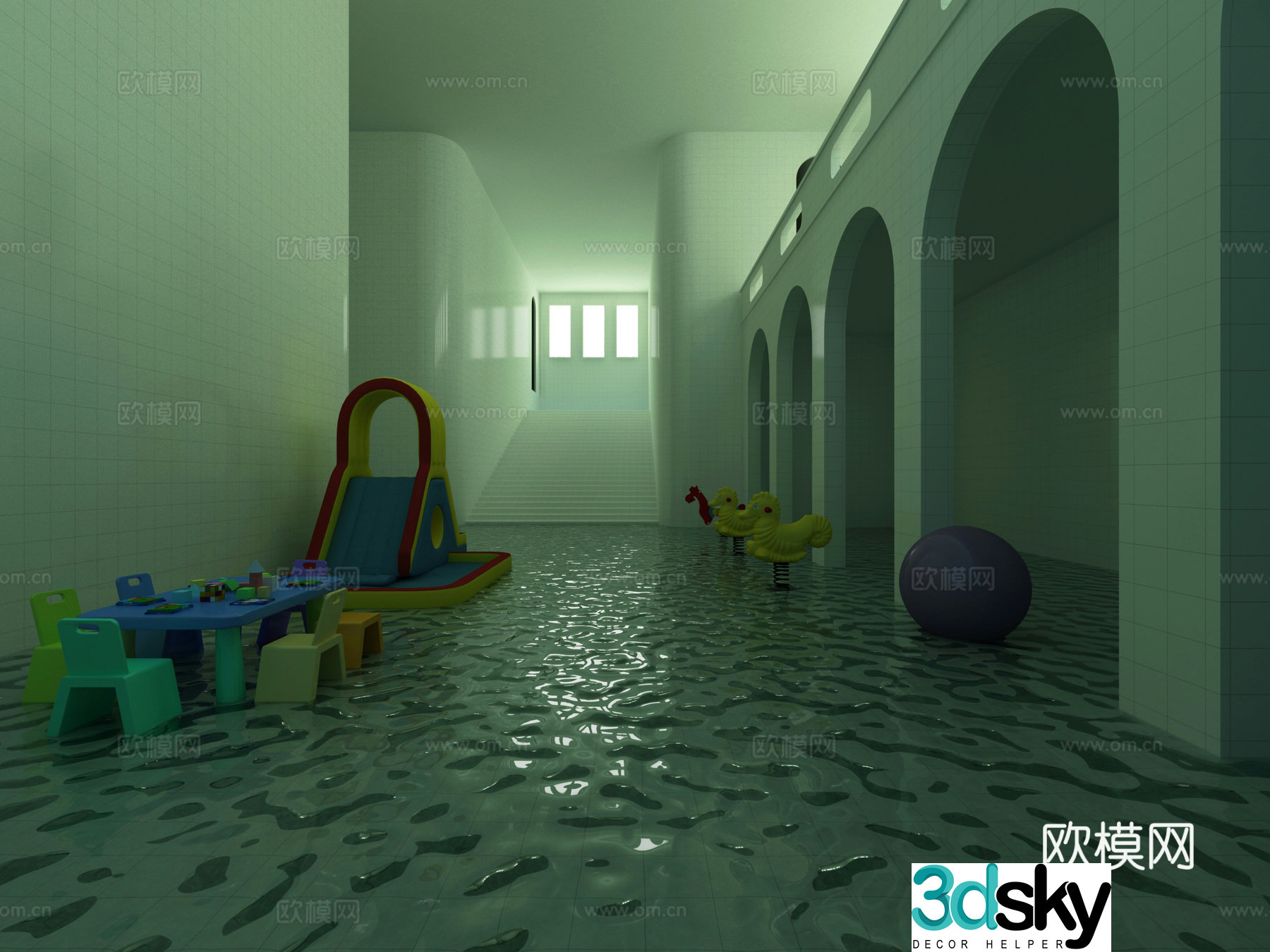 Pool core Dream core Horror Dream 3D model
