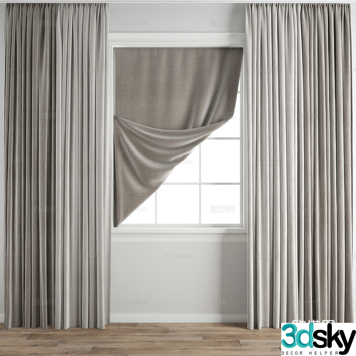 Curtain 3d model