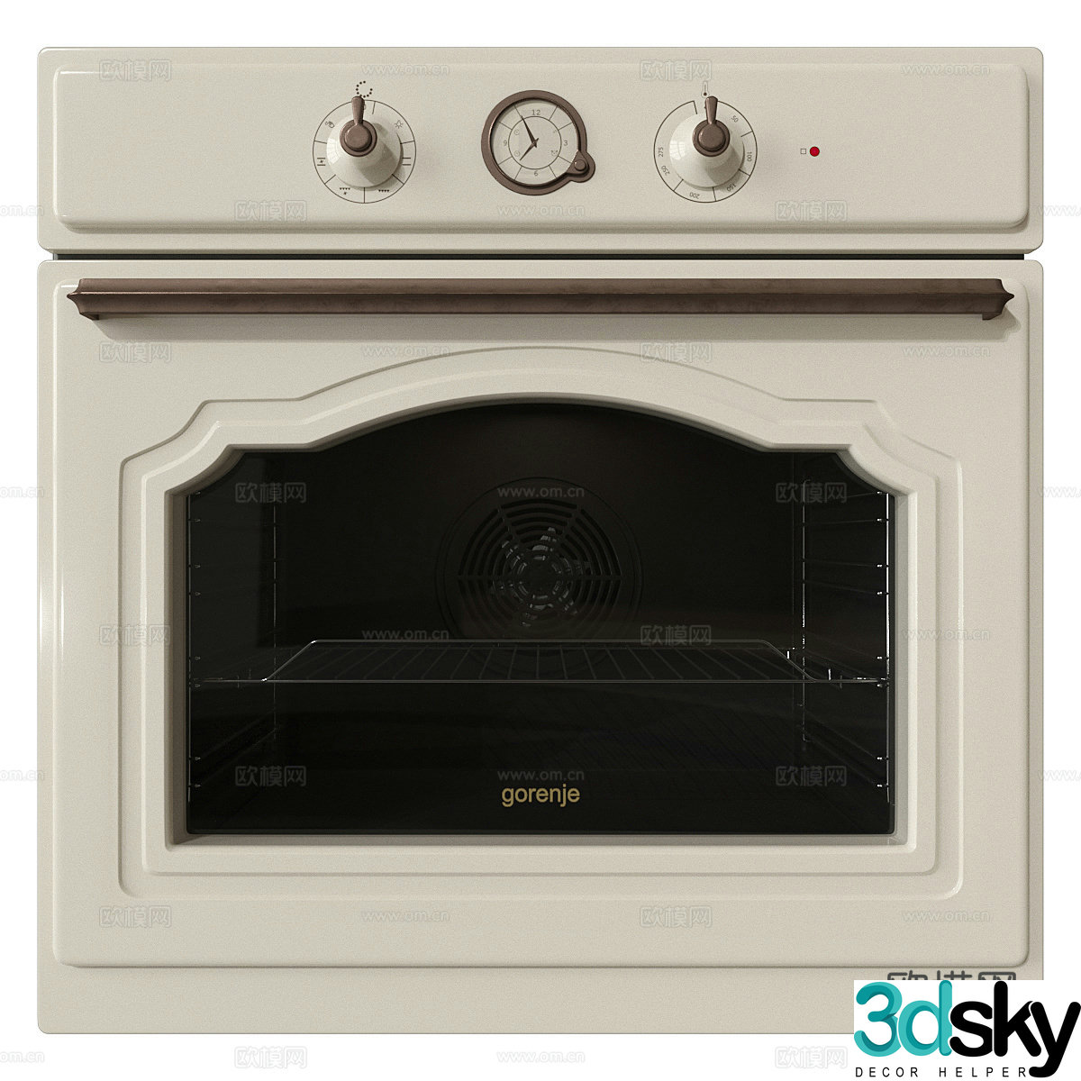 Electric oven 3d model