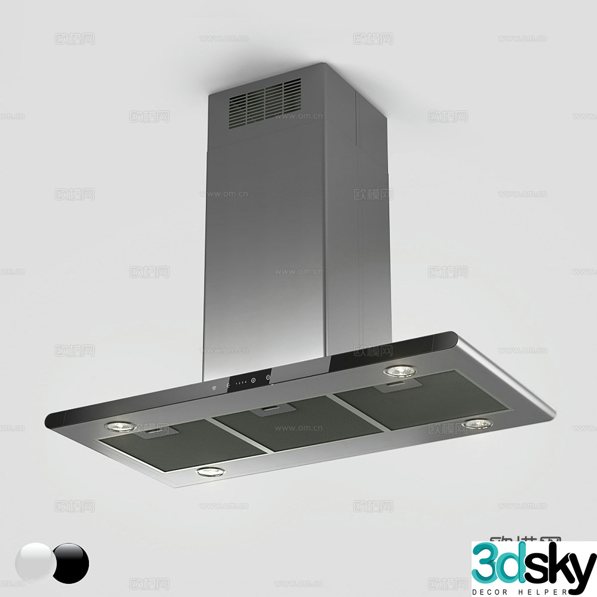 Range hood 3d model