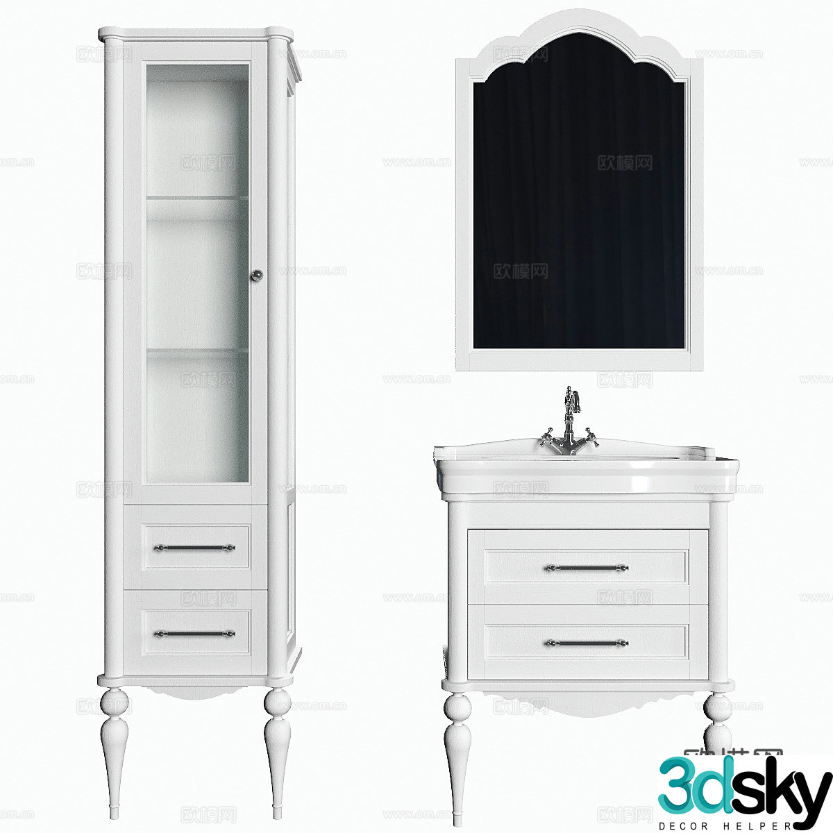 Washbasin cabinet 3d model