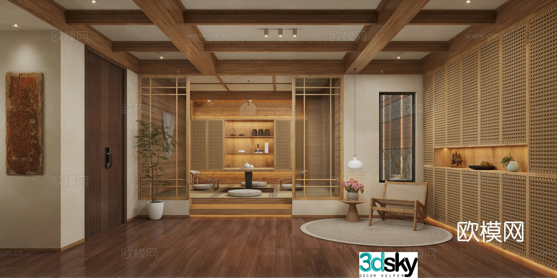 3D model of Jijifeng Tea Room