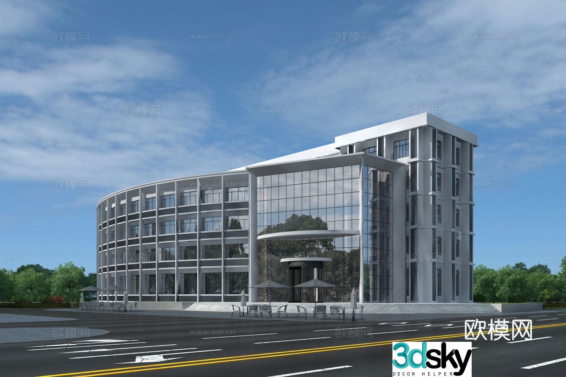 Office building 3d model