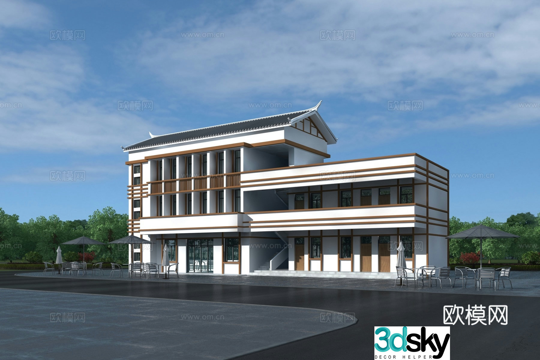 Office building 3d model