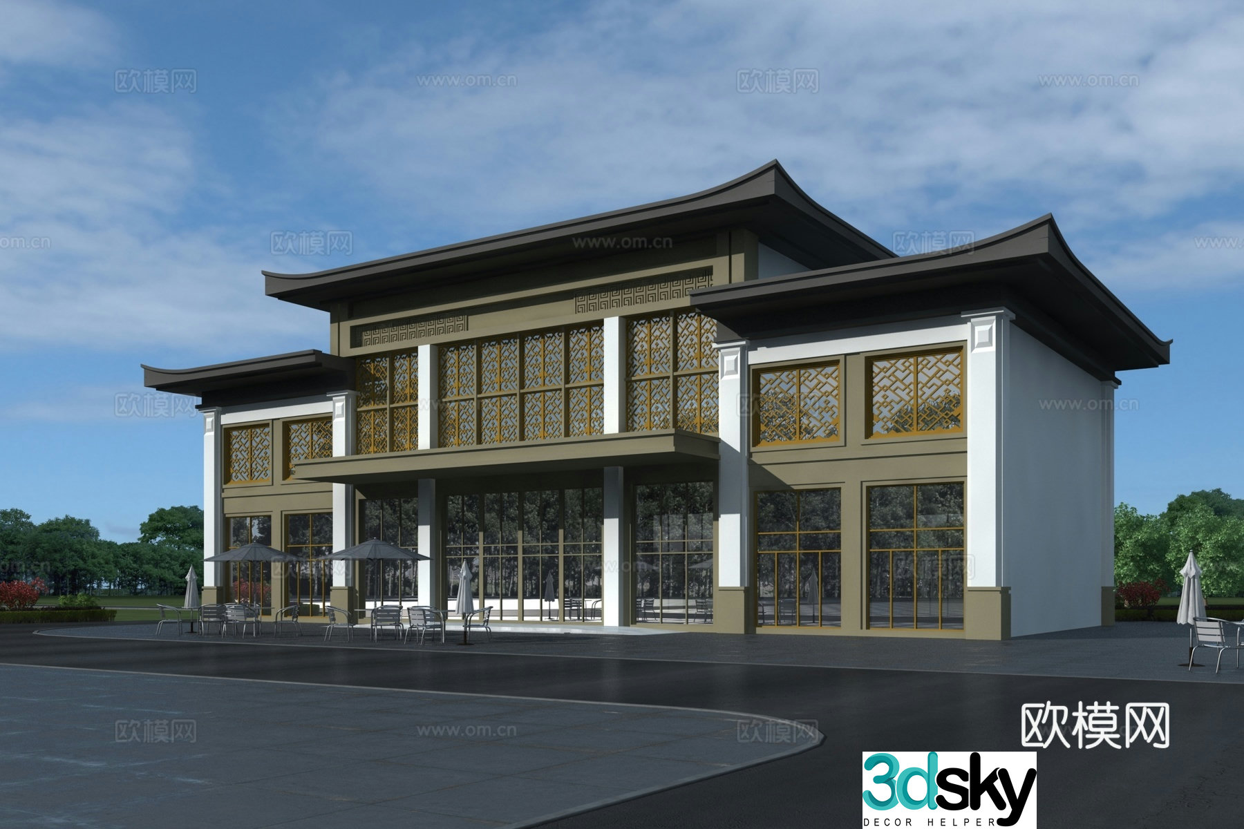 Office building 3d model