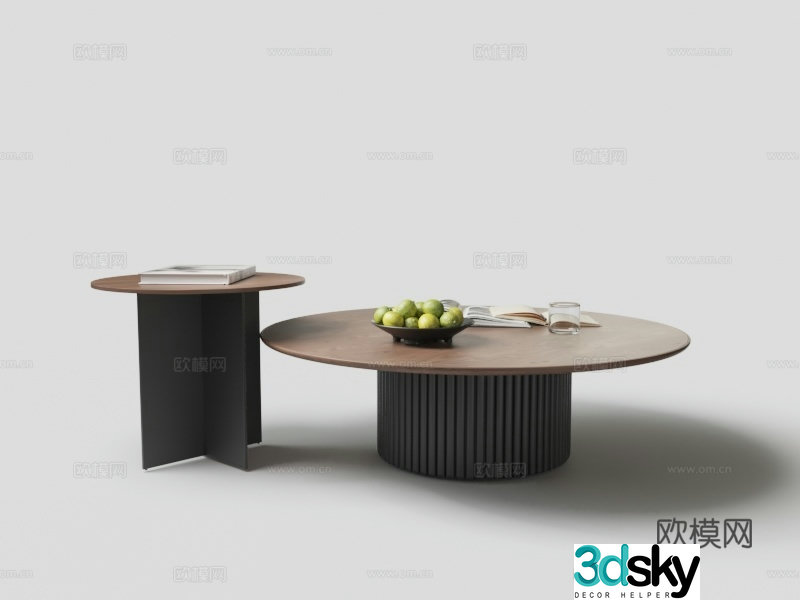 Modern living room coffee table 3d model