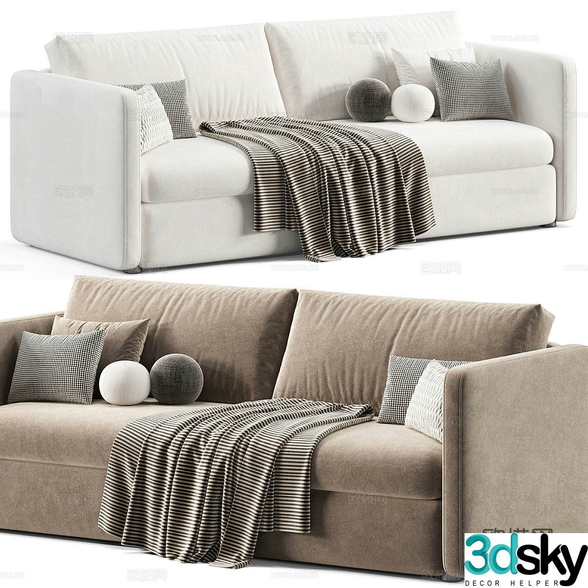 Andersen sofa 3d model of modern Dantone Home