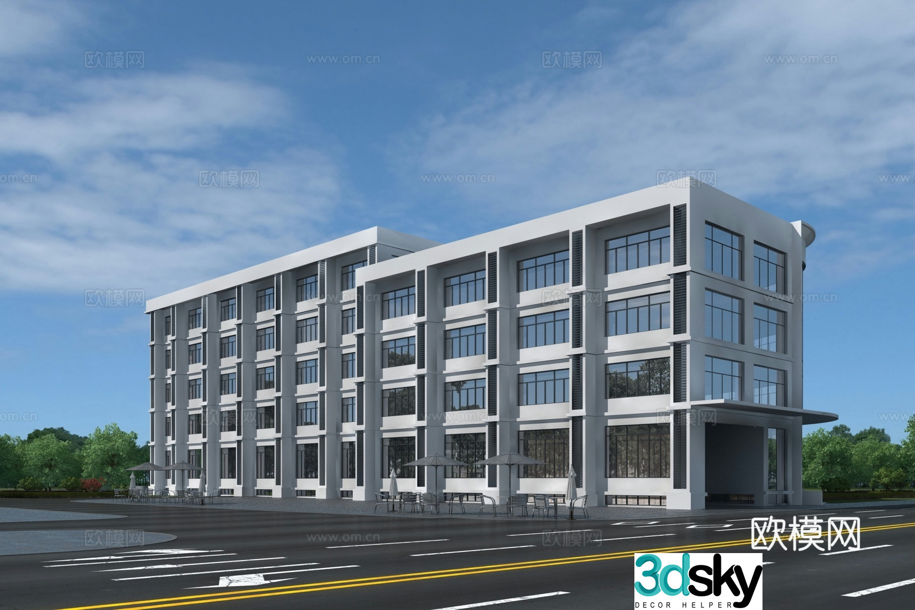 Office building 3d model